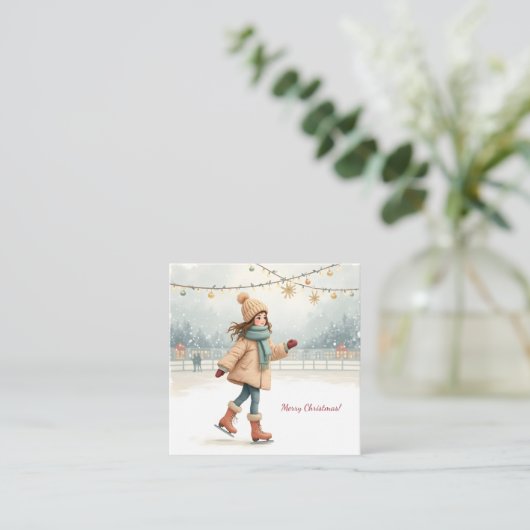 メリークリスマス! スクエア名刺 (スタンド正面)