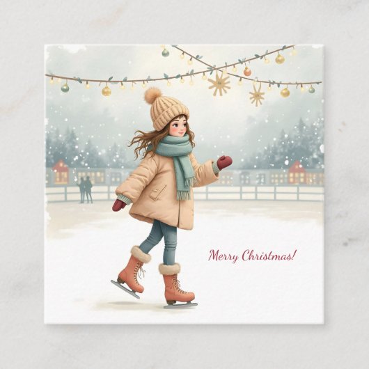 メリークリスマス! スクエア名刺 (正面)