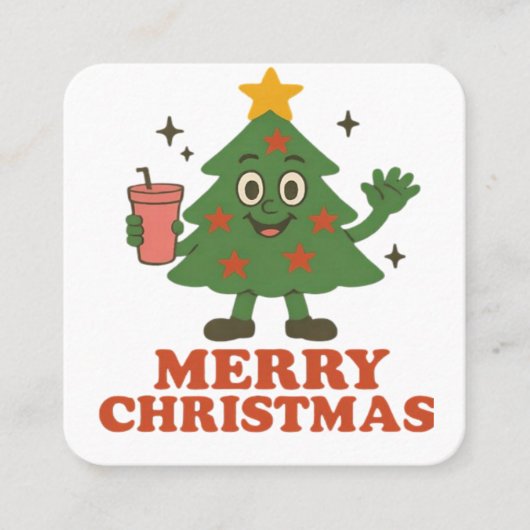 メリークリスマス スクエア名刺 (正面)