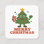 メリークリスマス スクエア名刺 (裏面)