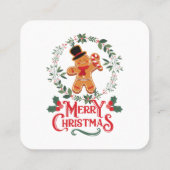 メリークリスマス スクエア名刺 (裏面)