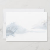 メリークリスマス スクリプト ウィンター フォックス ホリデー カード (裏面)