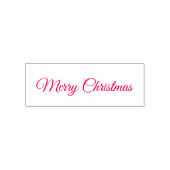 メリークリスマス スクリプト セルフインキングスタンプ (デザイン)