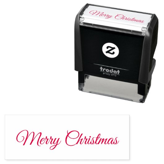 メリークリスマス スクリプト セルフインキングスタンプ (インサイチュ)
