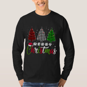 メリークリスマス・スクードプレイドレッドホワイトグリーンクリスマス Tシャツ