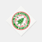 メリークリスマス スタンダードカクテルナプキン (角)