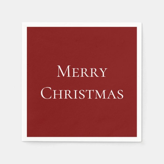 メリークリスマス  スタンダードカクテルナプキン (正面)