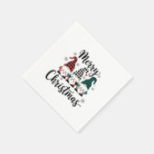 メリークリスマス スタンダードカクテルナプキン (角)