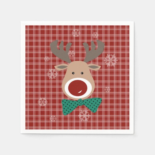 メリークリスマス！ スタンダードカクテルナプキン (正面)