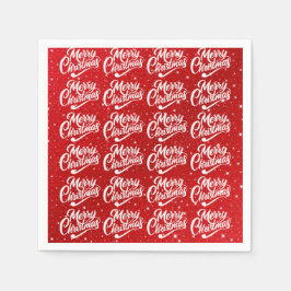 メリークリスマス スタンダードカクテルナプキン