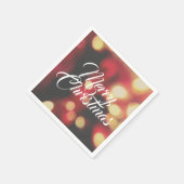 メリークリスマス スタンダードカクテルナプキン (角)