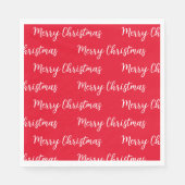 メリークリスマス スタンダードランチョンナプキン (正面)