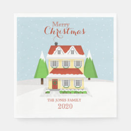 メリークリスマス スタンダードランチョンナプキン