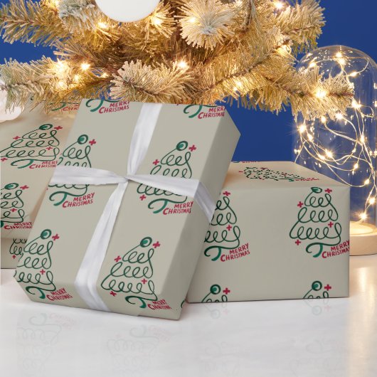 メリークリスマス ステートスコープ 看護助手 医療従事者 ラッピングペーパー (クリスマス)