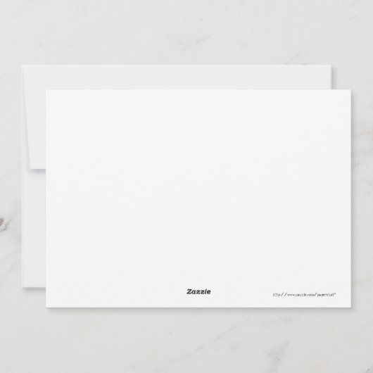 メリークリスマス – ストライプ – グリーティングカード シーズンカード (裏面)