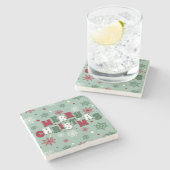 メリークリスマス ストーンコースター (横)