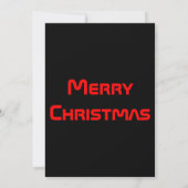 メリークリスマス スノーコレクション ご招待 招待状 (裏面)