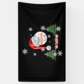 メリークリスマス スノーコレクション 3x5 ビニールバナー 横断幕 (縦)