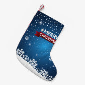 メリークリスマス スモールクリスマスストッキング (正面 (吊り時))