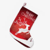 メリークリスマス スモールクリスマスストッキング (正面 (吊り時))