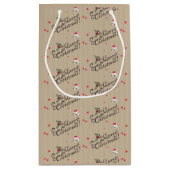 メリークリスマス スモールペーパーバッグ (裏面)