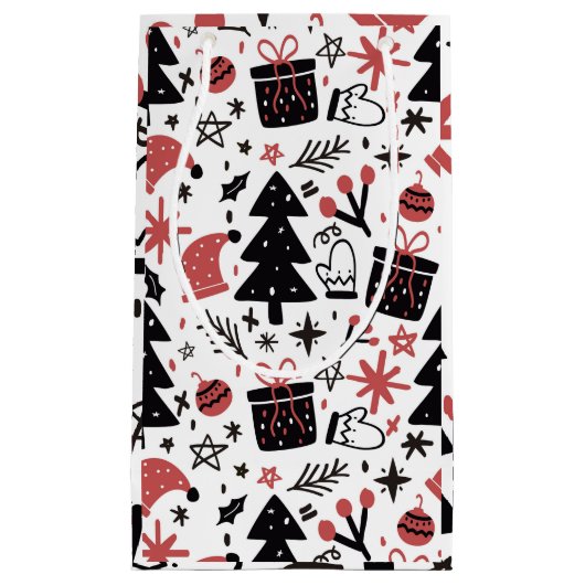 "メリークリスマス" スモールペーパーバッグ (正面)