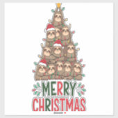 メリークリスマス・スローツリー シール (シート)