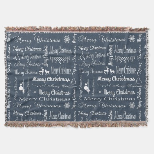 メリークリスマス スローブランケット (正面)