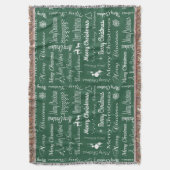 メリークリスマス スローブランケット (正面縦)