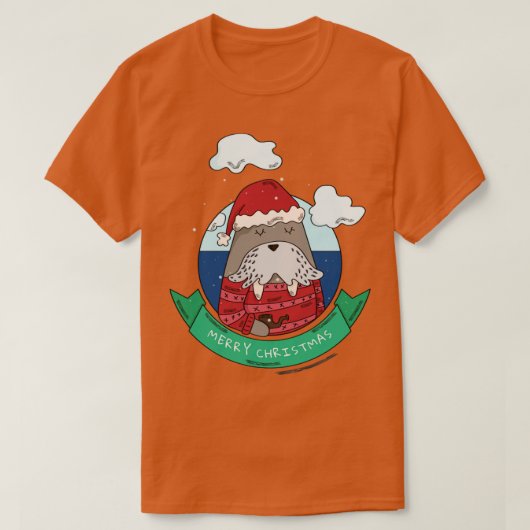 メリークリスマス・セイウラス Tシャツ (デザイン正面)