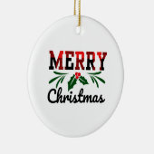 メリークリスマス セラミックオーナメント (右)