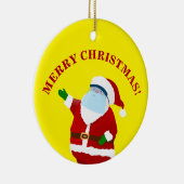 メリークリスマス セラミックオーナメント (右)