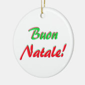 メリークリスマス セラミックオーナメント (左)