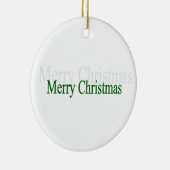 メリークリスマス セラミックオーナメント (右)