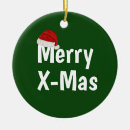 メリークリスマス セラミックオーナメント