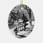 メリークリスマス セラミックオーナメント (右)