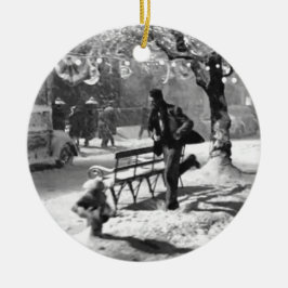 メリークリスマス セラミックオーナメント