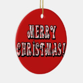メリークリスマス！ セラミックオーナメント (右)