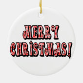 メリークリスマス！ セラミックオーナメント (裏面)