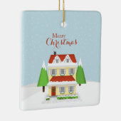 メリークリスマス セラミックオーナメント (右)