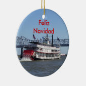 メリークリスマス セラミックオーナメント (右)