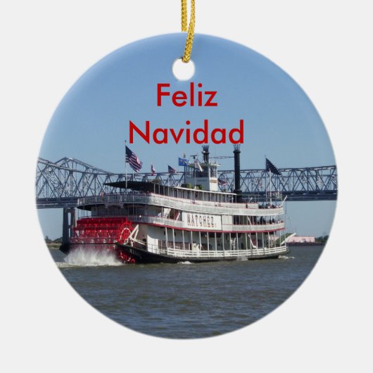 メリークリスマス セラミックオーナメント (正面)