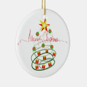 メリークリスマス セラミックオーナメント (右)