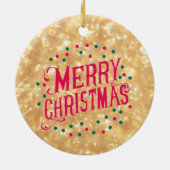 メリークリスマス セラミックオーナメント (裏面)