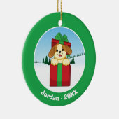 メリークリスマス! セラミックオーナメント (右)