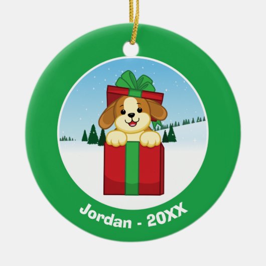 メリークリスマス! セラミックオーナメント (正面)