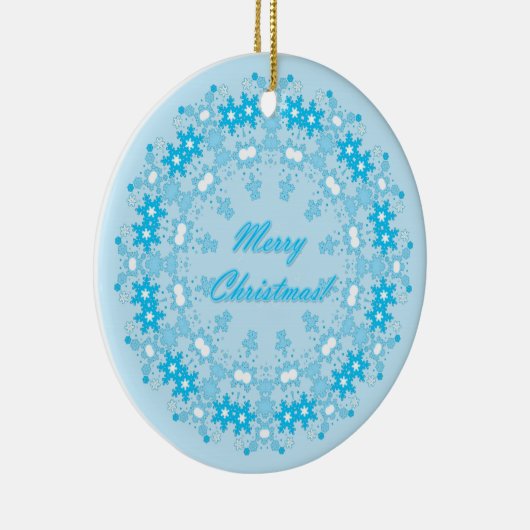 メリークリスマス セラミックオーナメント (右)