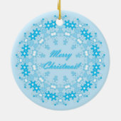 メリークリスマス セラミックオーナメント (裏面)