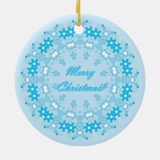 メリークリスマス セラミックオーナメント (裏面)