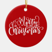 メリークリスマス セラミックオーナメント (正面)